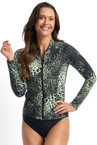 Jantzen Mood Long Sleeve Mast Rashie - Army_1