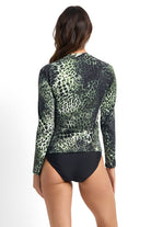 Jantzen Mood Long Sleeve Mast Rashie - Army_6