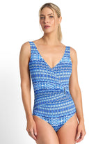 Jantzen Portugal Bar Surplice One Piece - Navy_1