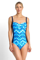 Jantzen Select D Cross Front One Piece - Ink_3