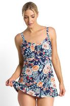 Jantzen Select Empire Swim Dress JA84936 - Navy_1