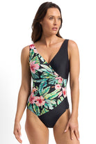 Jantzen Select Surplice One Piece JA85028 - Green_1
