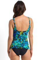 Jantzen Watermist DD/E Scoop Ruched Singlet - Green_2