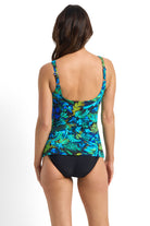 Jantzen Watermist DD/E Scoop Ruched Singlet - Green_4