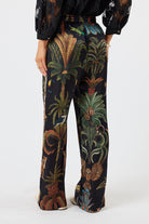 Lula Soul Cheetah Pant - Black_6