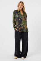 Lula Soul Cheetah Shirt - Multi_8