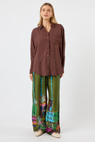 Lula Soul Delta Shirt - Espresso_1