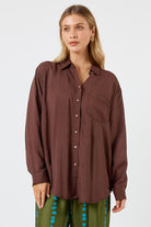 Lula Soul Delta Shirt - Espresso_1