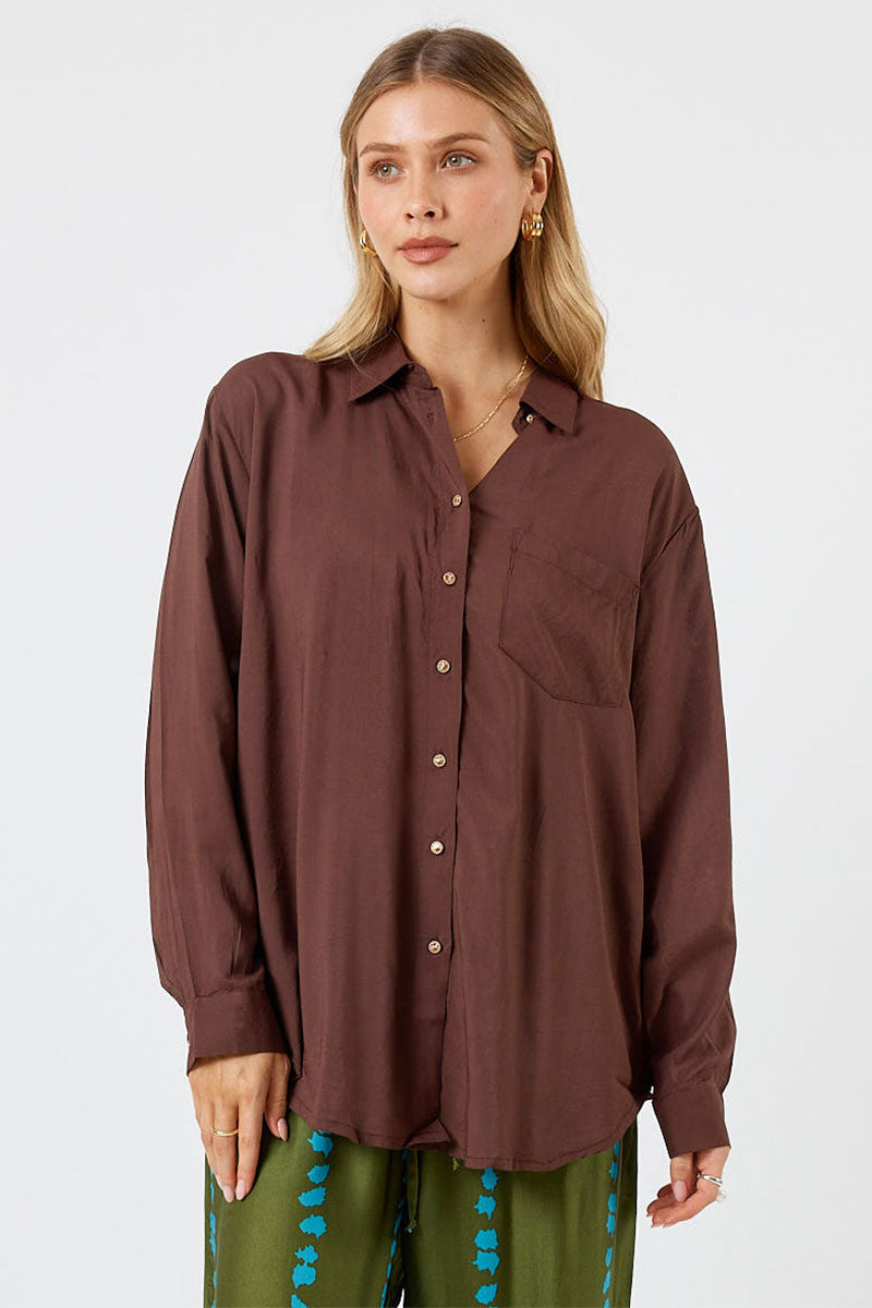 Lula Soul Delta Shirt - Espresso_1