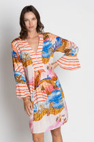 Lula Soul Jimbaran Button Dress - Musk