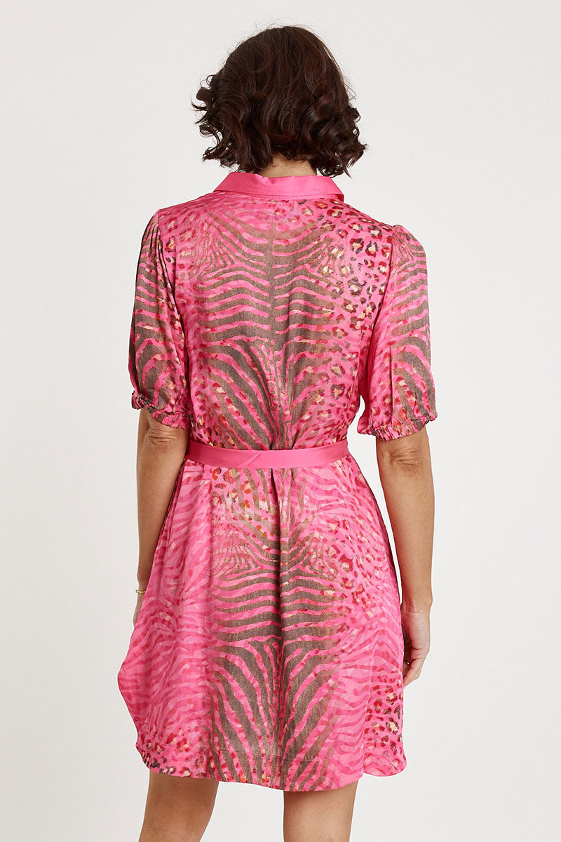 Lula Soul Maasai Dress - Fuschia_2