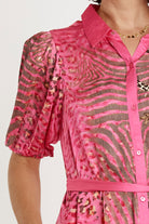Lula Soul Maasai Dress - Fuschia_6