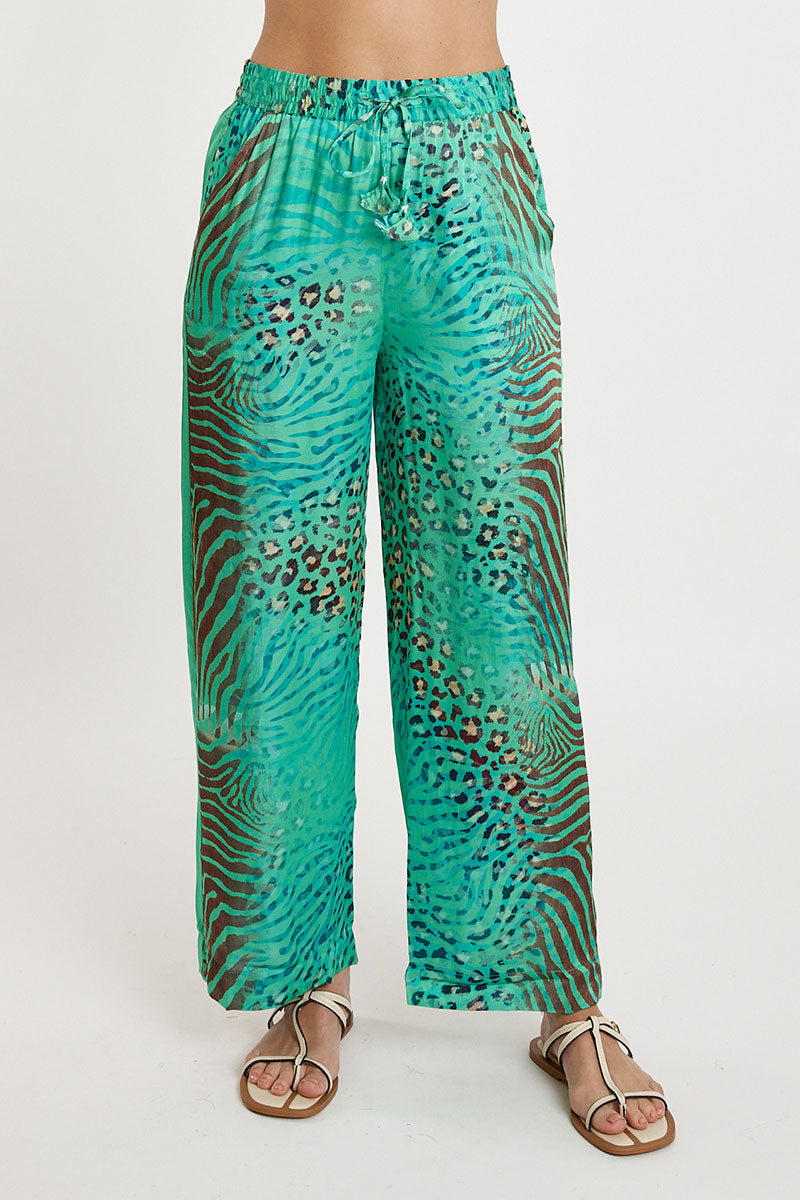 Lula Soul Maasai Pant - Emerald_1