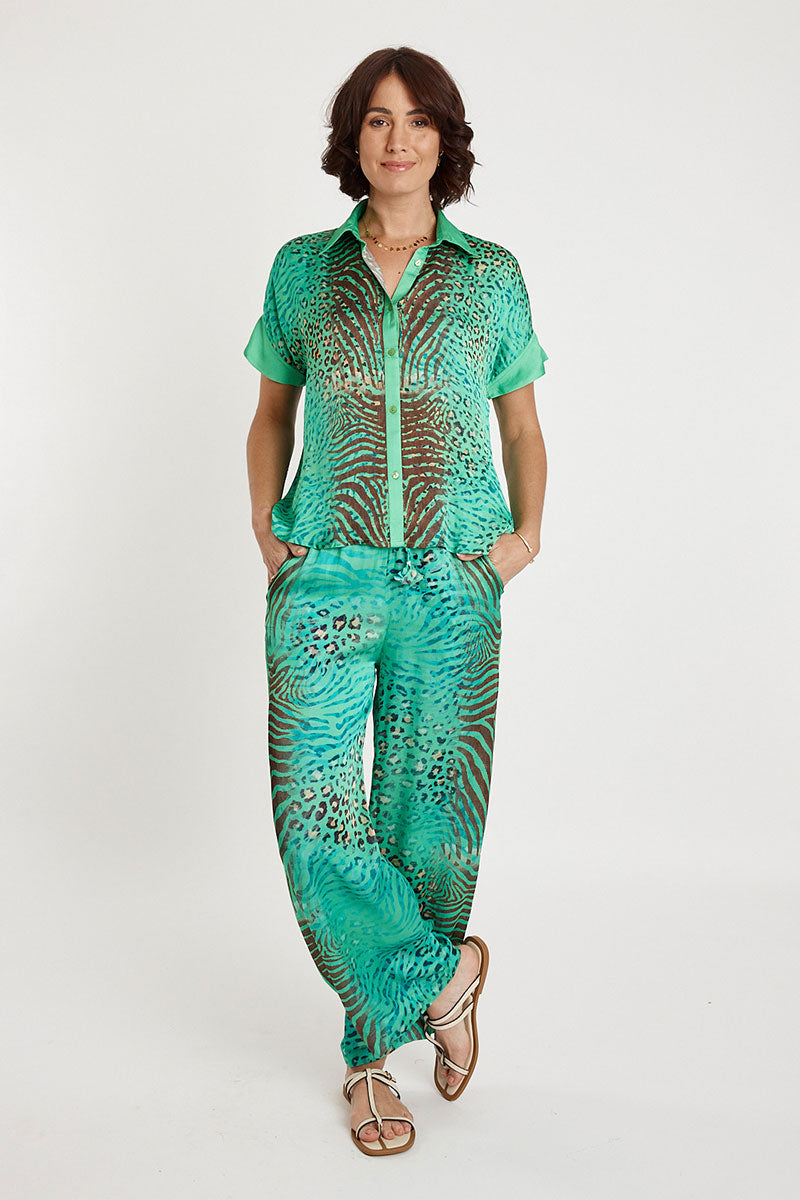 Lula Soul Maasai Pant - Emerald_4
