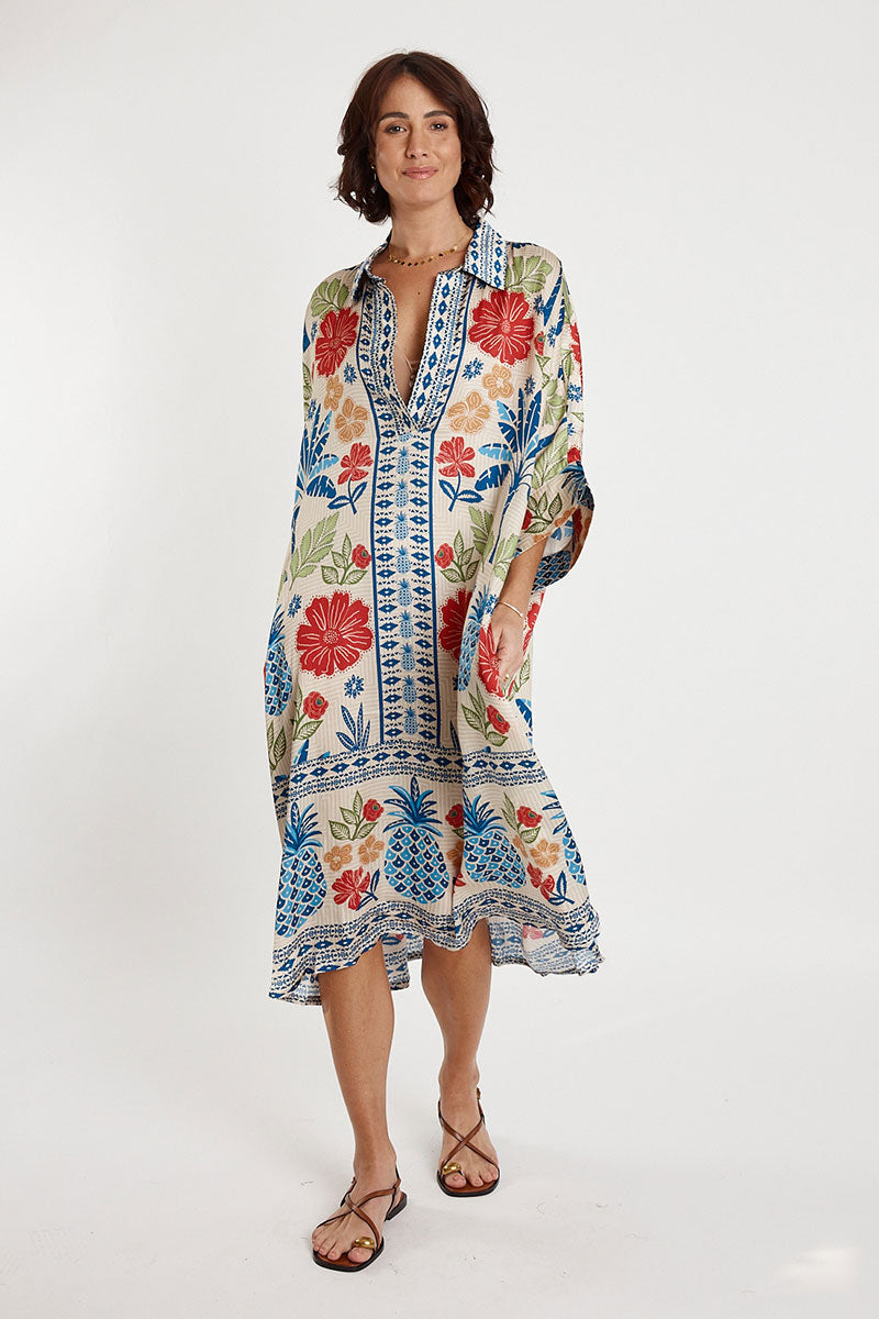 Lula Soul Parisio Kaftan - Navy_3