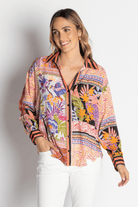 Lula Life Velora Over Shirt Long Sleeve Musk.
