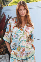 MH0075SPCROSS-2 Matilda Top  - 2