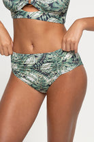 Martinique Brigitte Ruched Bikini Pant - Blue Slate_1