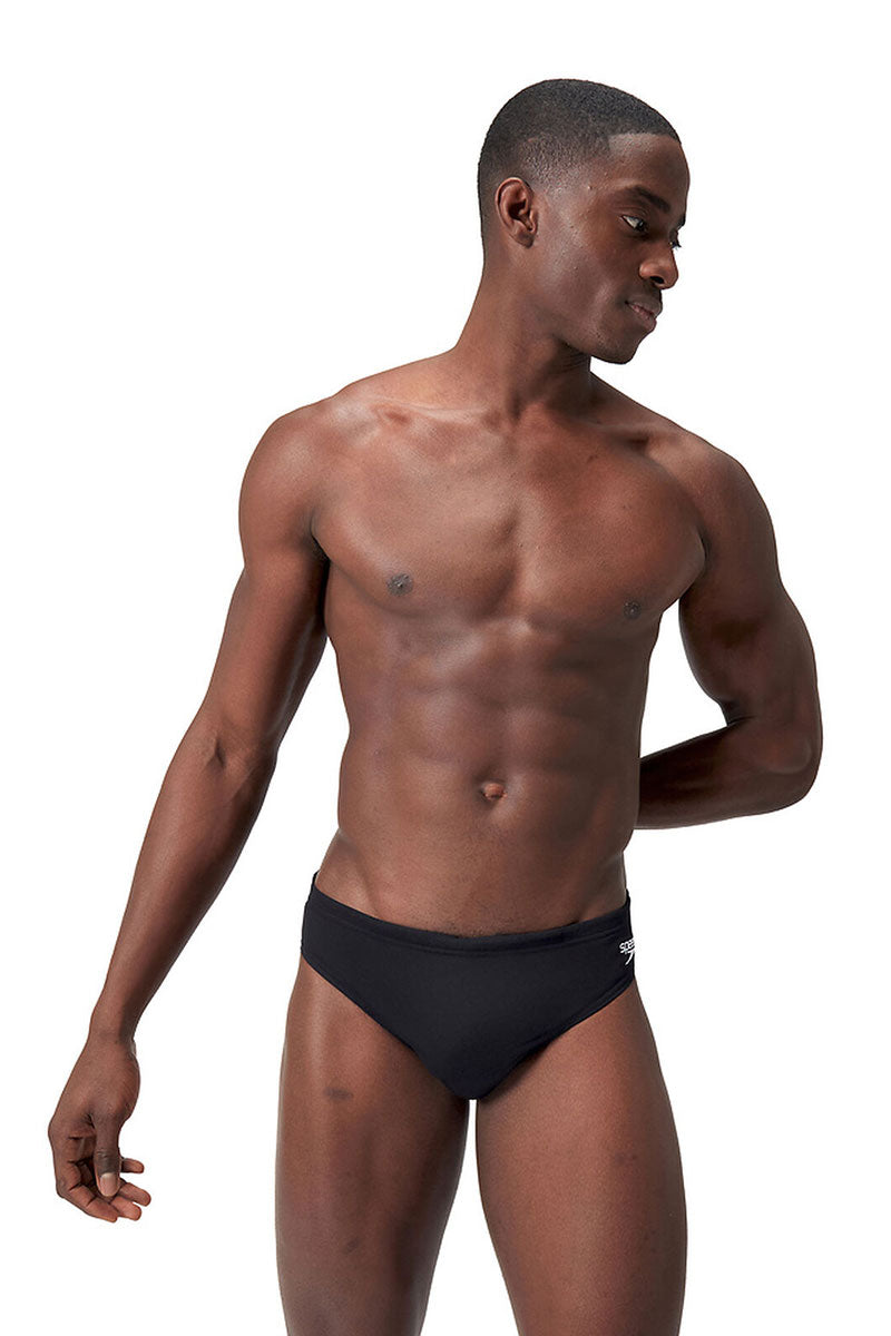 Speedo 8/134490001 Mens Endurance + 7cm Brief - Black_1