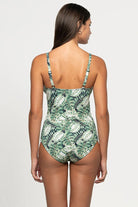 Nip Tuck Martinique Louise Multifit Ruched Front One Piece - Blue Slate_4