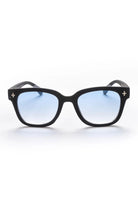 Okkia Giovanni Sunglasses - Black and Grey (blue lenses)