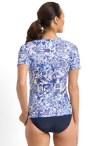Poolproof Dreamer Short Sleeve Rashie - Navy_2
