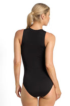 Poolproof Leafique Sleeveless Mast Surfsuit - Black