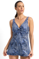Poolproof Onyx Twist Dress - Navy_1