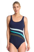 Poolproof Rozella DD-E Wave Spliced One Piece - Sky