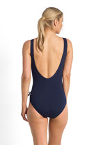 Poolproof Wisteria Crossover One Piece - Navy_4