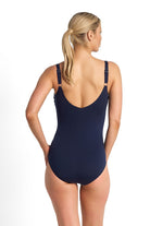 Poolproof Wisteria DD/E Vee Side One Piece - Navy_4