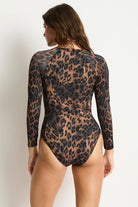 Sea Level Savanna Long Sleeved Surf Suit - Chocolate_2