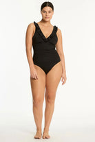 Sea Level SL1075ECO Essentials Edit D/DD Cup Frill One Piece - Black_2