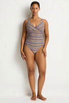 Sea Level SL1532TE Tessera Cross Front Multifit One Piece - Cocoa_1