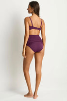 Sea Level SL3002ECO Essentials Edit Twist Bandeau - Claret_5