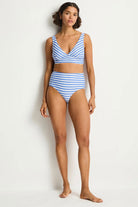 Sea Level SL3095AR Amour Longline Tie Back Top - Denim Blue_1