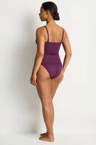 Sea Level SL3206ECO Essentials Edit Cross Front Multifit Singlet Top - Claret_4