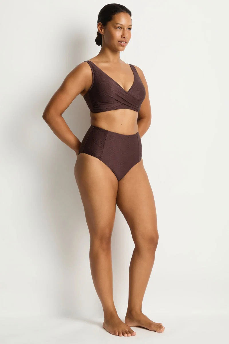 Sea Level SL4010ZN Zen Panelled High Waist Pant - Cocoa_2