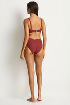 Sea Level SL4515SP Spinnaker Mid Bikini Pant - Terracotta_2