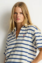 Sea Level SL9165AY Ahoy Beach Polo - Denim Blue_3