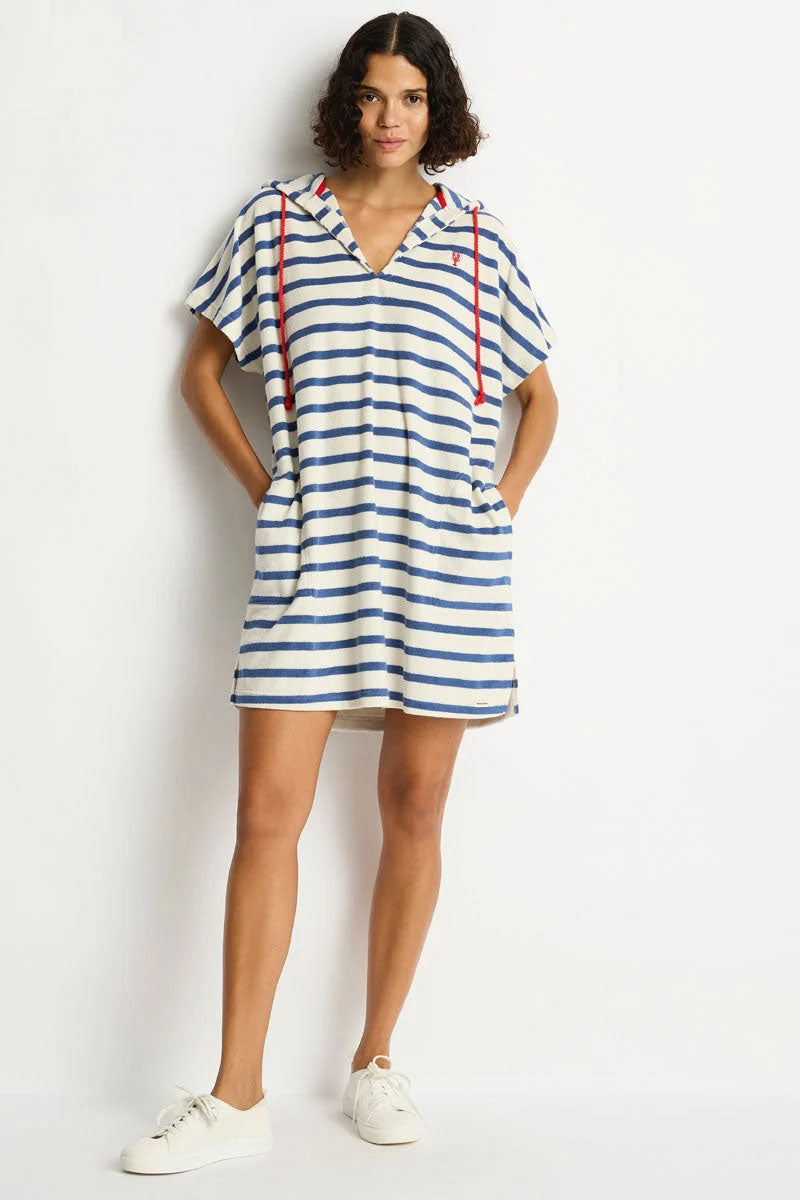 Sea Level SL9550AY Ahoy Beach Poncho - Denim Blue_4