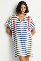 Sea Level SL9550AY Ahoy Beach Poncho - Denim Blue_5