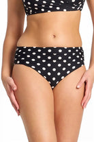 Sunseeker Seoul Ruched Mid Rise Pant - Black_1