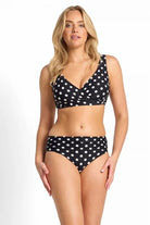 Sunseeker Seoul Ruched Mid Rise Pant - Black_3