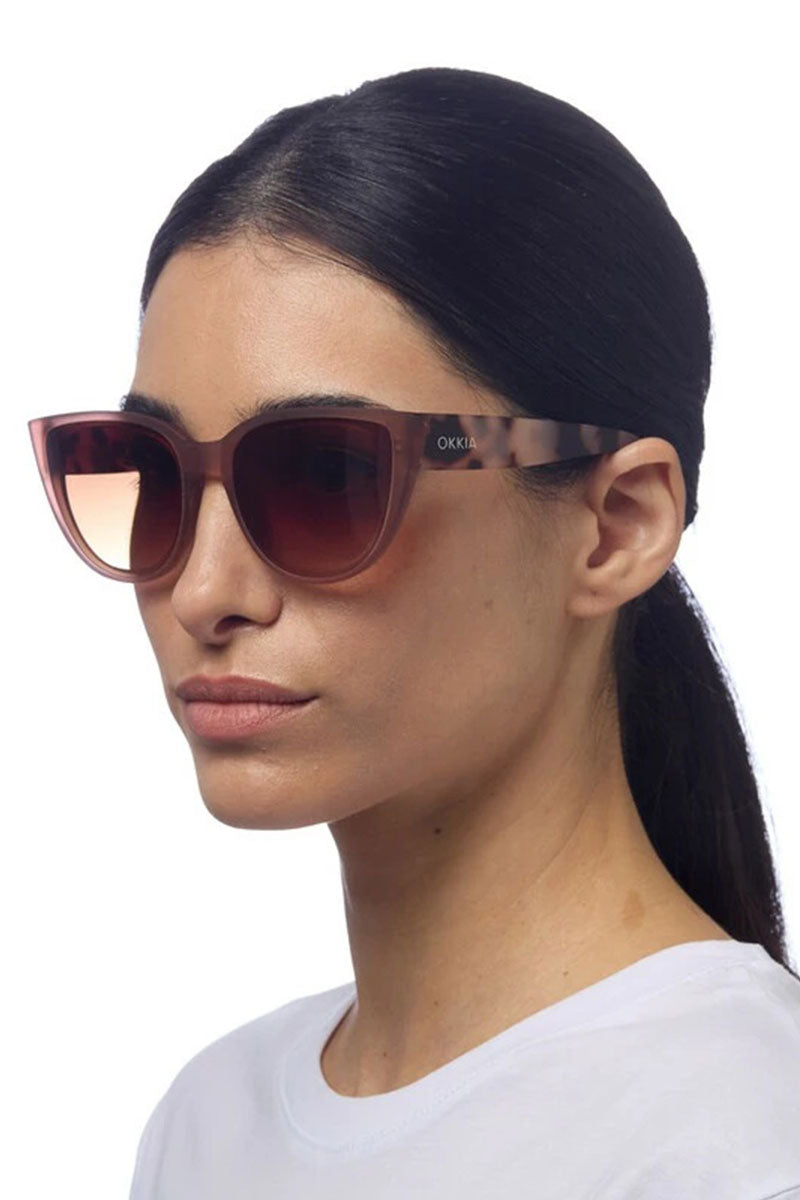 Okkia Silvia Sunglasses - Pink Havana