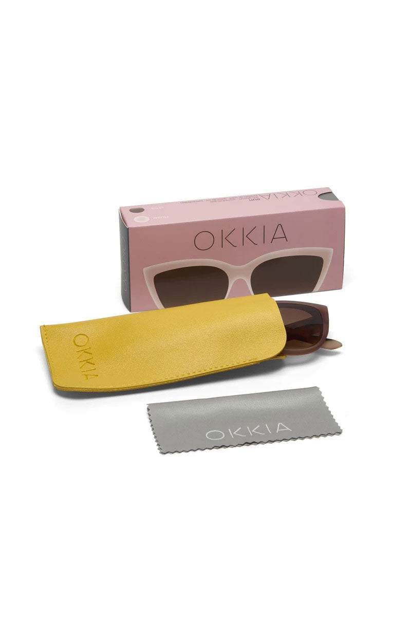 Okkia Silvia Sunglasses - Pink Havana