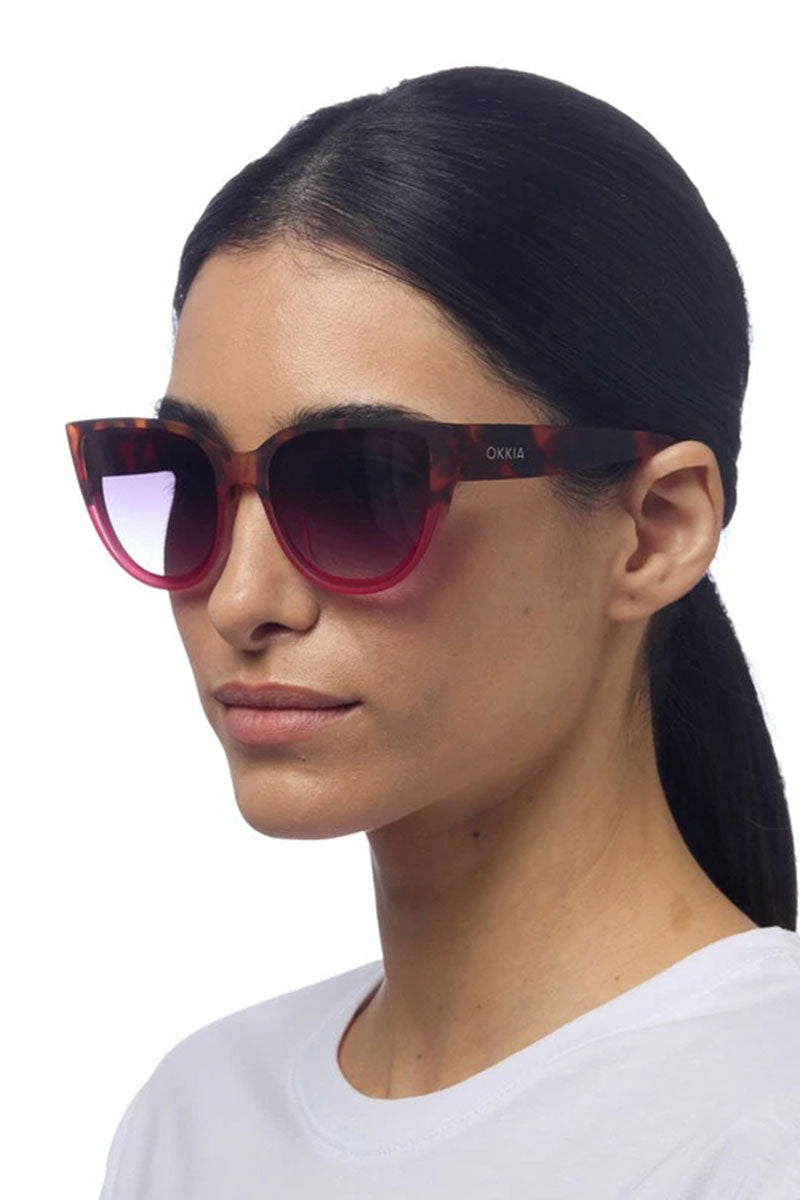 Okkia Silvia Sunglasses - Havana Pink