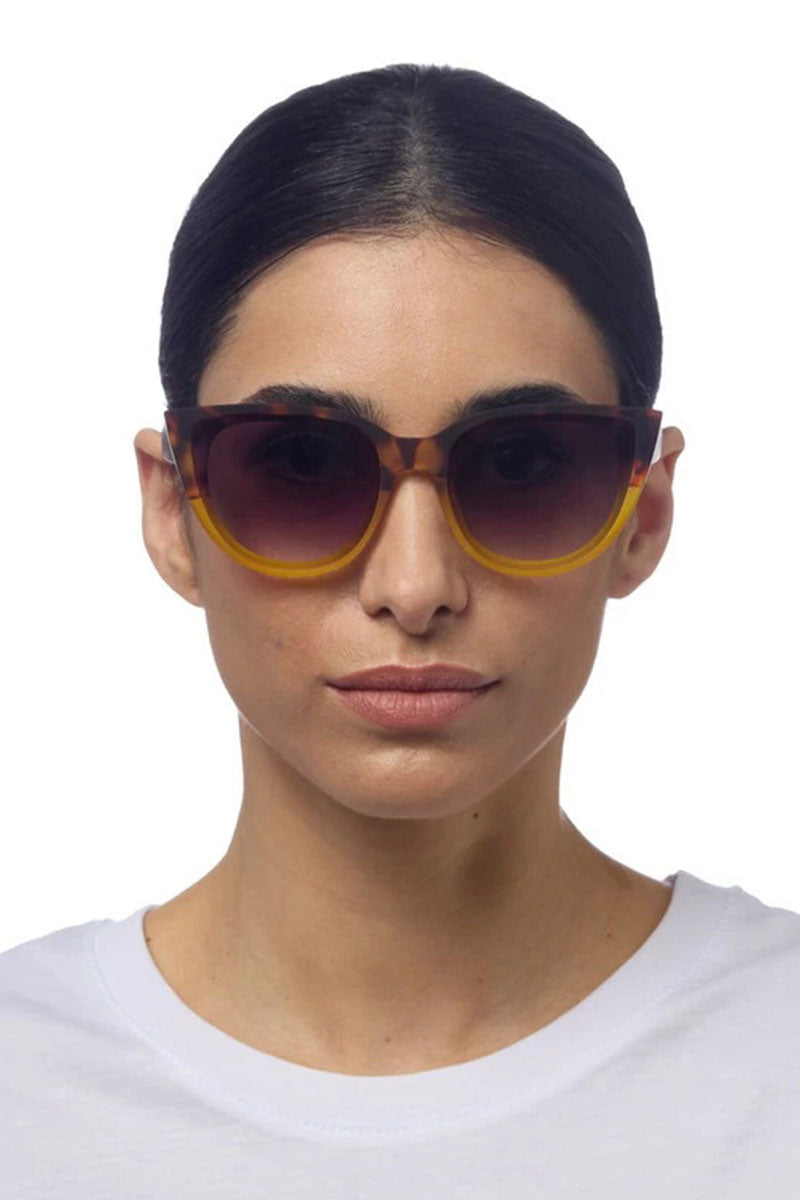 Okkia Silvia Sunglasses - Havana Yellow