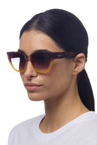 Okkia Silvia Sunglasses - Havana Yellow