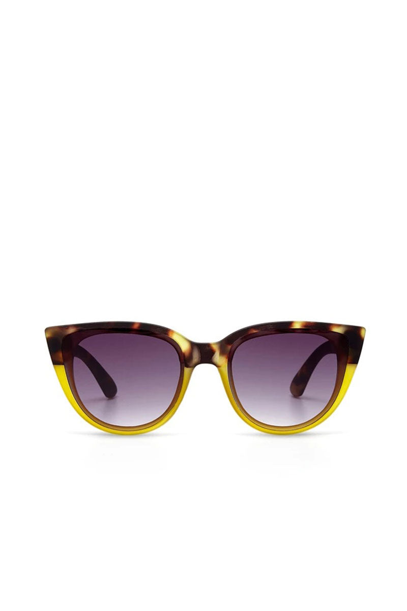 Okkia Silvia Sunglasses - Havana Yellow